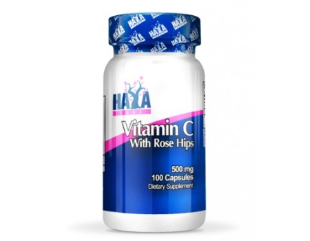 VITAMIN C WITH ROSE HIPS 500mg. 100 capsules